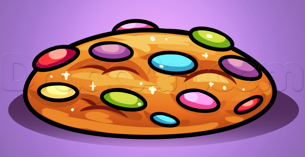 1000x516 easy cookie drawing lesson, step - Cookie Drawing