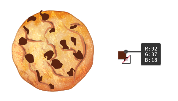 600x340 how to create a detailed chocolate chip cookie in adobe illustrator - Cookie Drawing