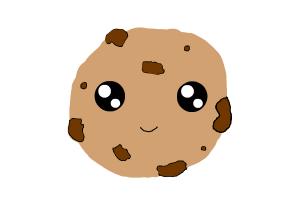 300x200 Kawaii Cookie - Cookie Drawing