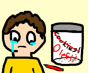 300x250 there are no cookies in the cookie jar drawing - Cookie Jar Drawing