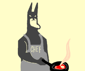 300x250 Batman Cooking Drawing - Cooking Drawing