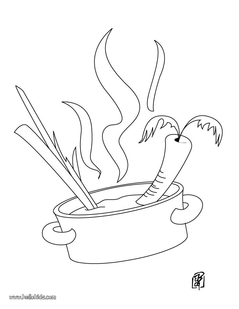 820x1060 Cooking Pot Coloring Pages - Cooking Pot Drawing