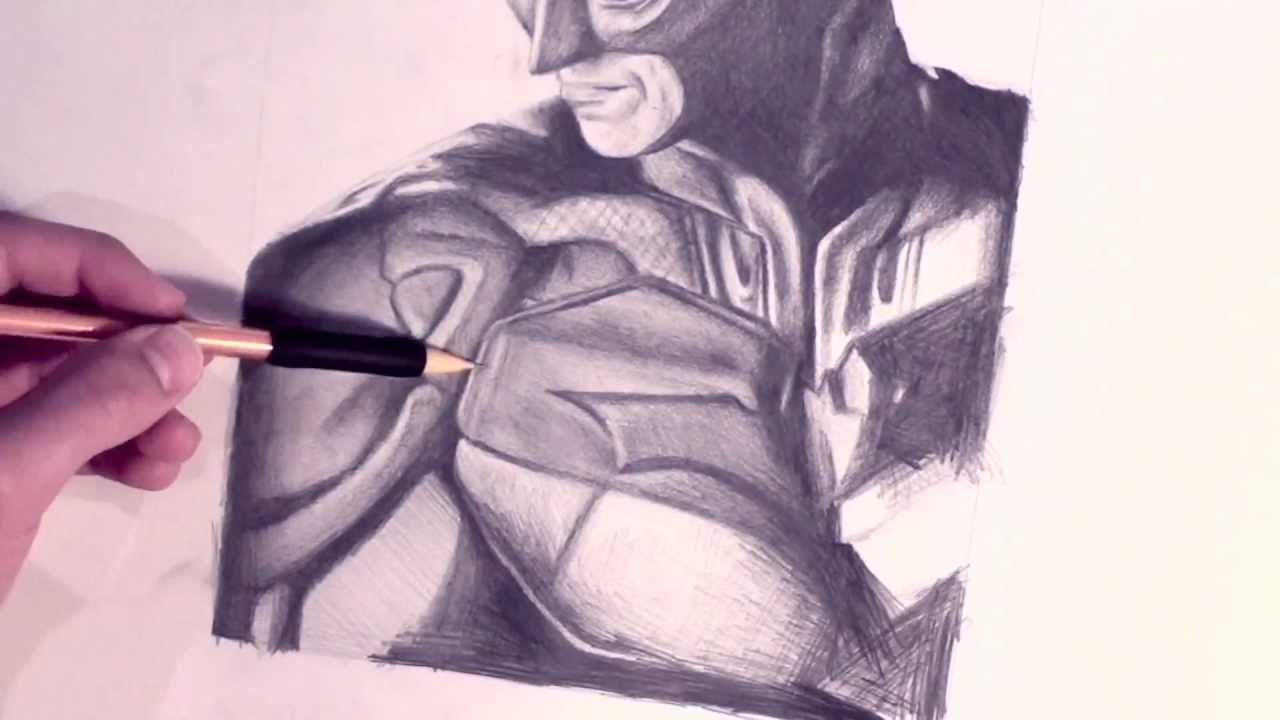 1280x720 Batman Speed Drawing - Cool Batman Drawings