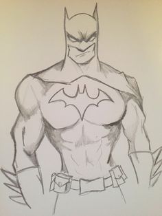 236x314 Tight Batman Sketch Superhero In Marvel Drawings, Batman - Cool Batman Drawings