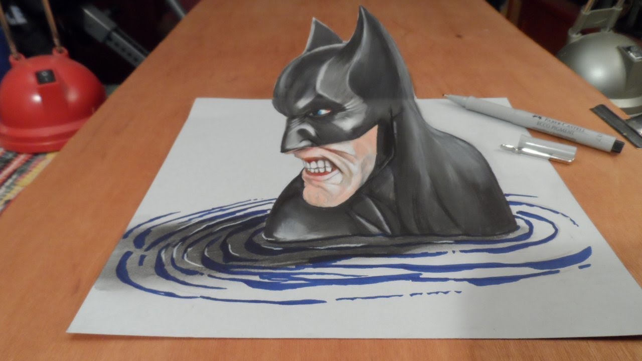 1280x720 Art Drawing Batman - Cool Batman Drawings