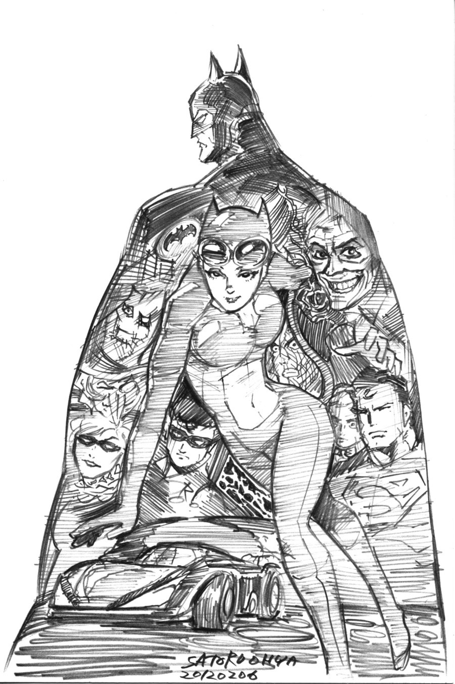 900x1352 Awesome Batman Drawings - Cool Batman Drawings