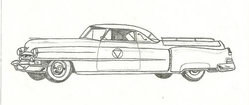 500x211 Car Drawings - Cool Car Drawings
