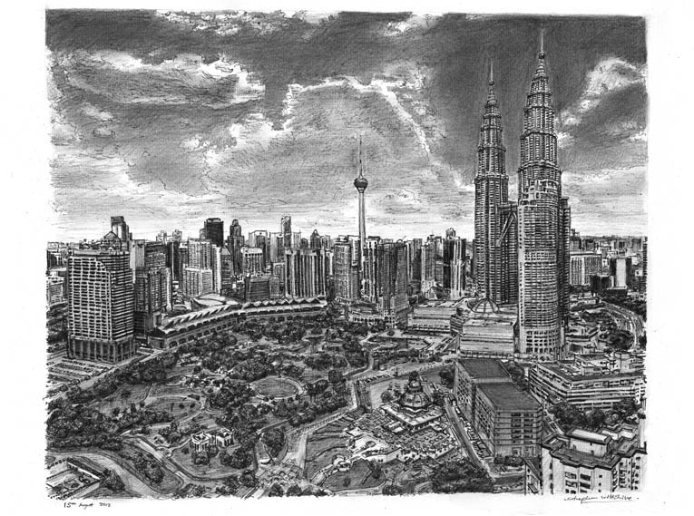765x569 Cityscape Drawing Cool For Free Download - Cool City Drawings
