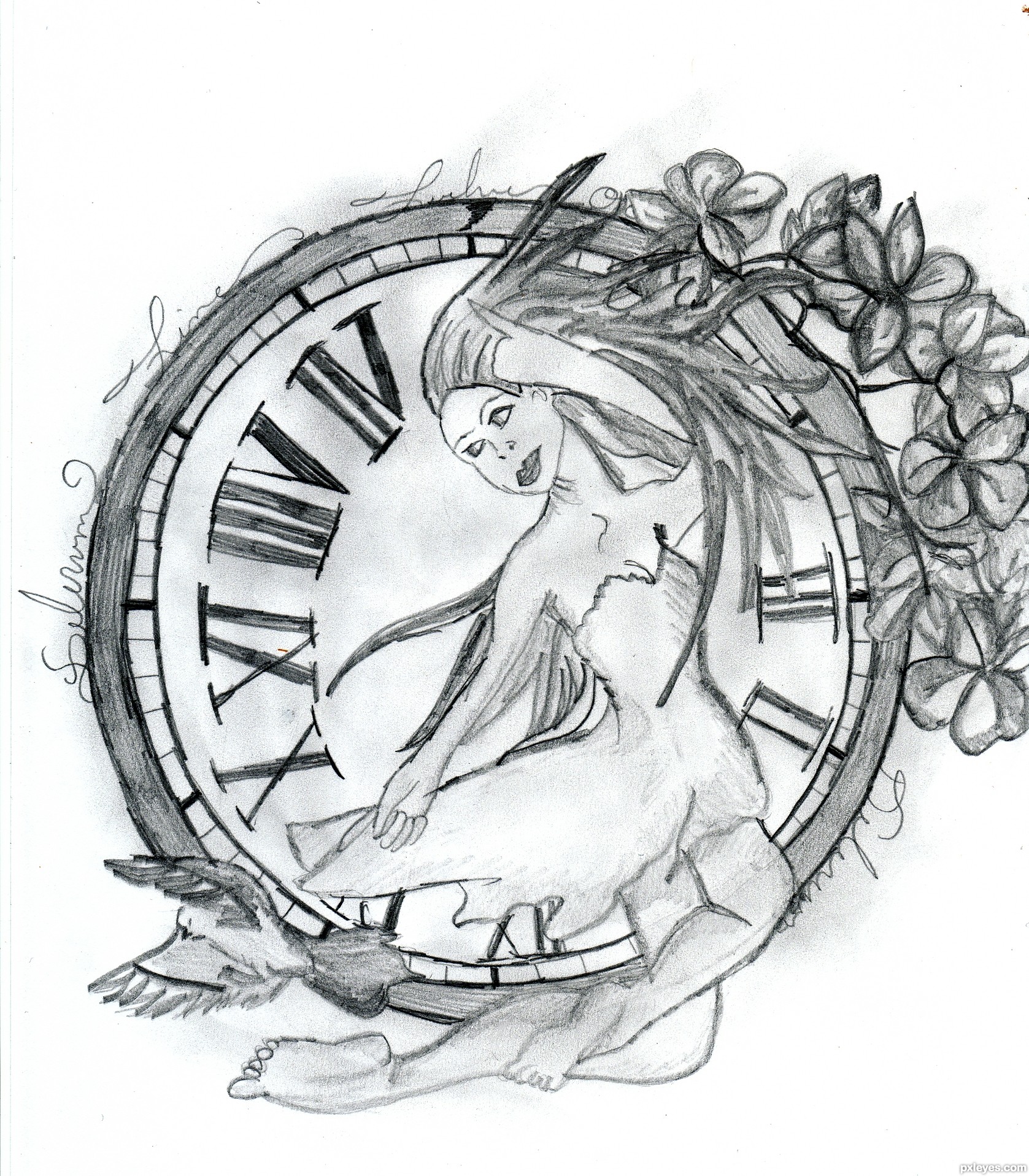 Cool Clock Drawings