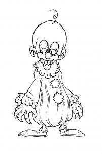 201x302 How To Draw Scary Clowns, Step - Cool Clown Drawings