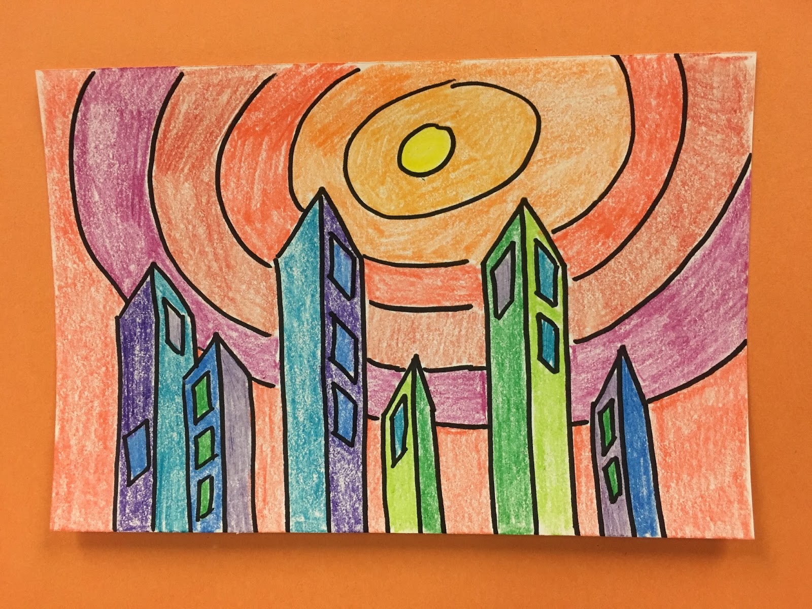 1600x1200 Primarily Art With Mrs Depp A City Of Warm And Cool Colors - Cool Colors Drawing
