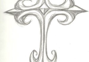 300x210 cool cross sketches drawing sketches of crosses how to draw a cool - Cool Cross Drawings