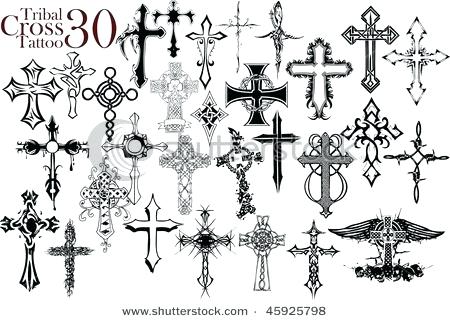 450x321 cool small designs tattoos drawings crosses on tattoo designs cool - Cool Cross Drawings