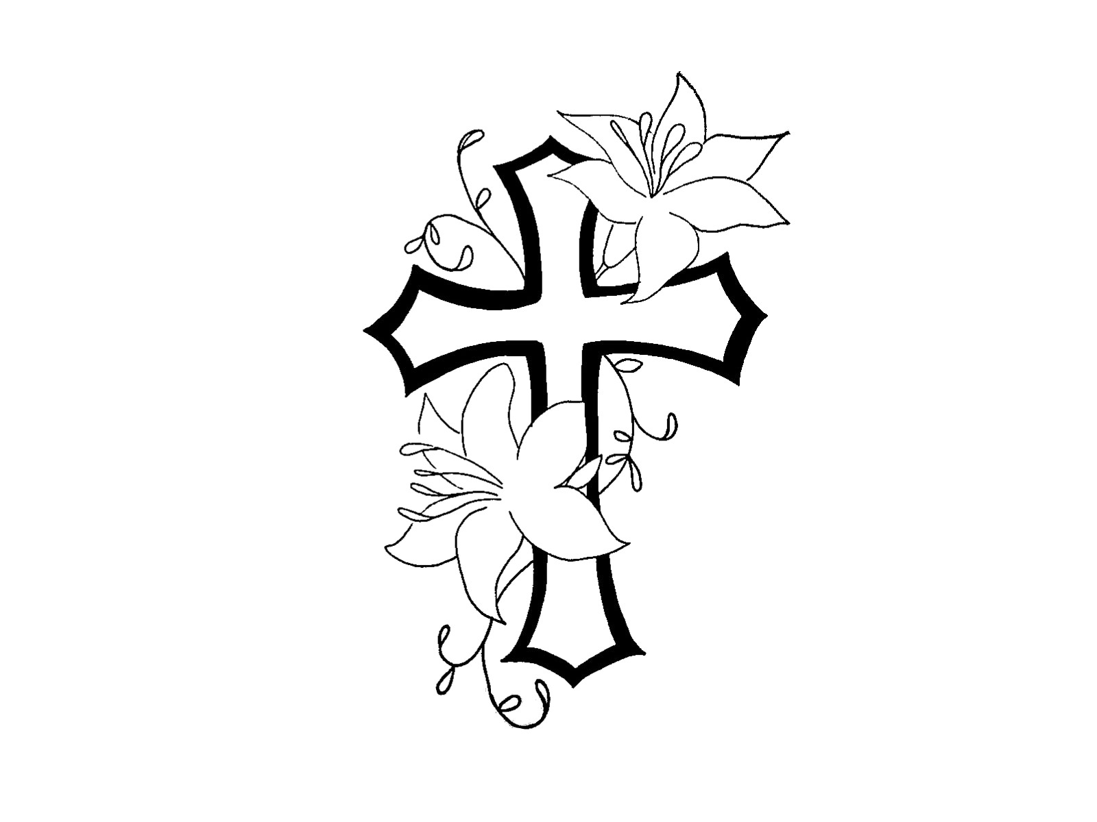 Select a cross tattoo design that complements your personal style along wit...