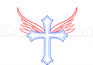 300x210 How To Draw A Simple Cross Cool Crosses To Draw Free Download - Cool Cross Drawings