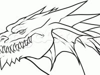 200x150 Cool Drawings To Draw Easy Drawing - Cool Dragon Drawings