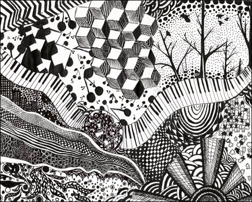 502x402 Cool Designs To Draw Black And White Images - Cool Drawing Designs Black And White