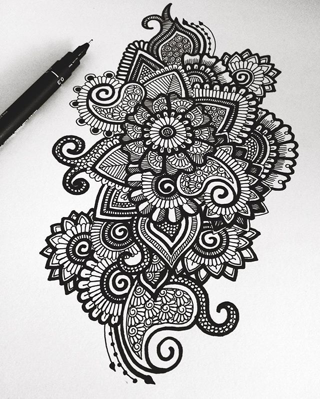 Cool Drawing Designs Black And White at PaintingValley.com | Explore ...