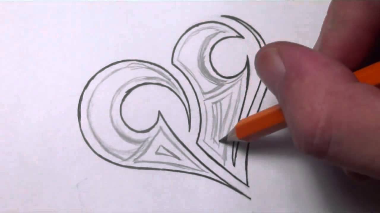 1280x720 Easy Tattoo Designs Step - Cool Drawing Designs Step By Step