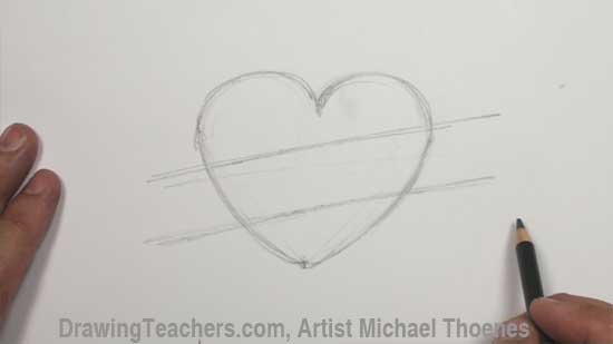 550x309 Heart Drawing - Cool Drawing Designs Step By Step