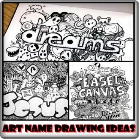 466x466 Art Name Drawing Ideas Appstore For Android - Cool Drawing Ideas For Names