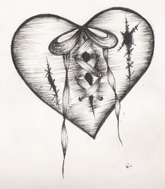 236x270 Cool Heart Drawings - Cool Drawing Of A Heart