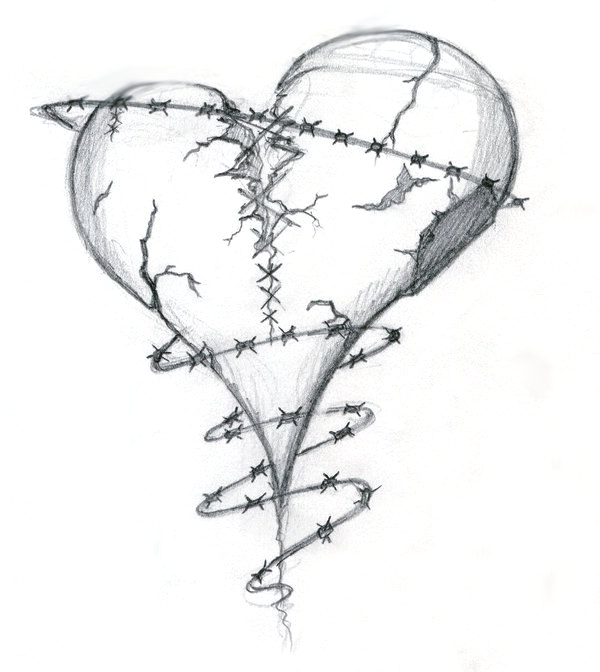 600x672 Easy Heart Designs To Draw How To Draw Cool Optical Illusion - Cool Drawing Of A Heart