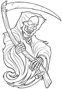 236x341 Skull Coloring Pages How To Draw A Devil Skull, Devil Skull - Cool Drawing Outlines