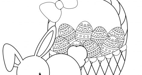 471x250 Bunny Drawing Outline Arctic Adorable Simple Cartoon Easy Cute Art - Cool Drawing Outlines