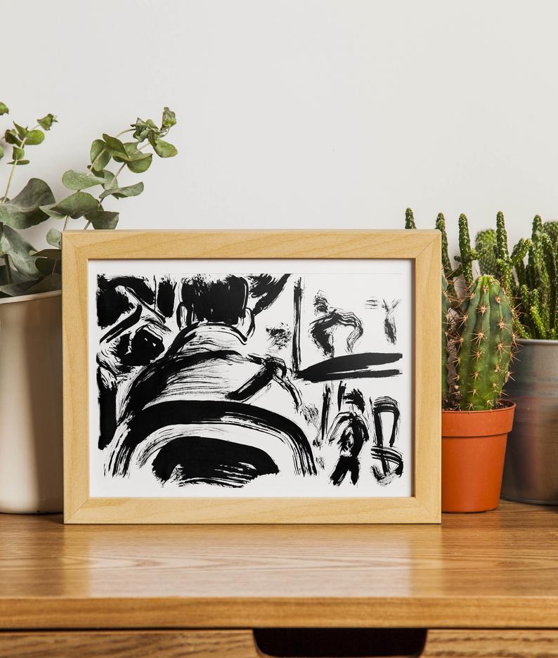 794x936 Drawing Paint Quick Draw Bus Pictures Bus Drawing Etsy - Cool Drawing Tools