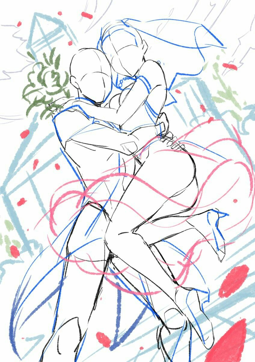 848x1200 Human Sketch Sheet Pose Drawing Cool And Guy Holding Girl Up, Like - Cool Drawing Tools