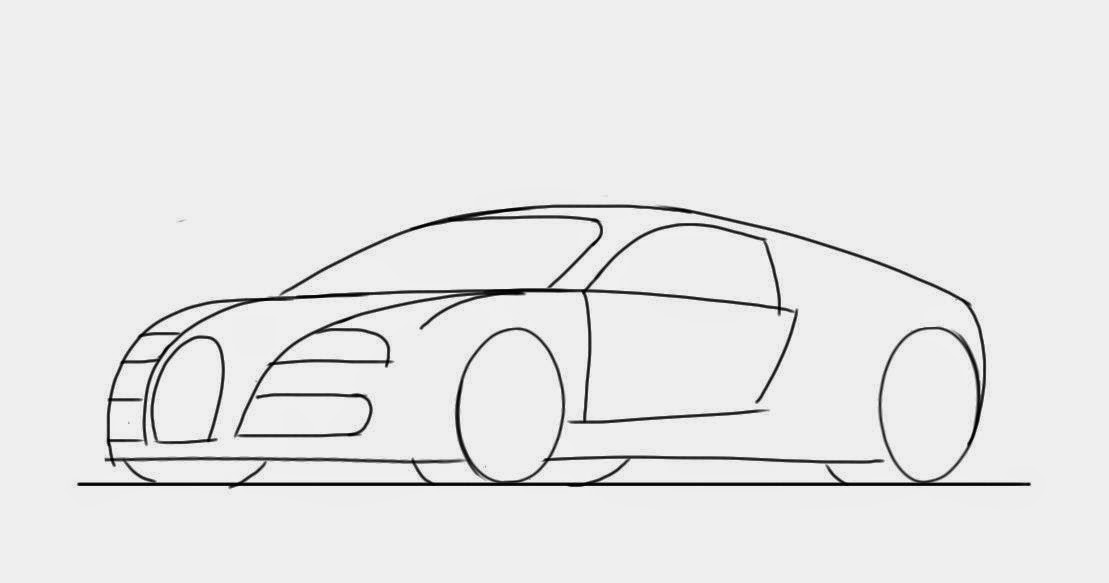 1109x583 How To Draw A Cool Car Step - Cool Drawings Cars