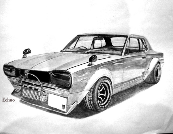 600x466 Cool Car Drawings For Inspiration - Cool Drawings Cars