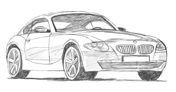 600x313 Photos Drawing Awesome Cars - Cool Drawings Cars