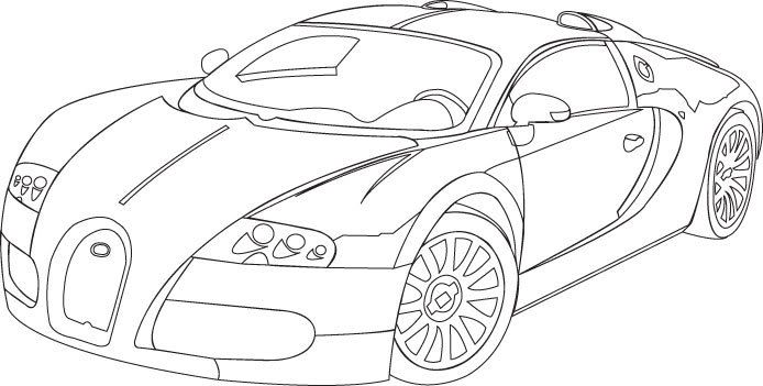 694x351 Bugatti Drawings In Pencil Cool Drawn Concept Car Wallpaper - Cool Drawings Cars