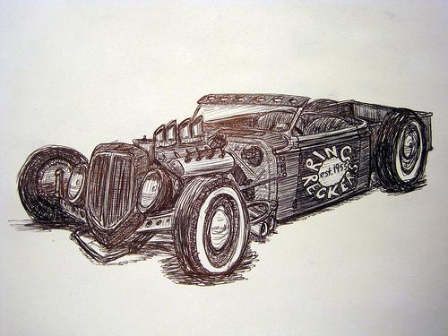 500x375 Car Drawings - Cool Drawings Cars