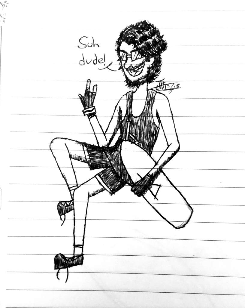 816x1024 So Cool, {bingiplier Inktober Drawing} Markiplier Amino - Cool Dude Drawing