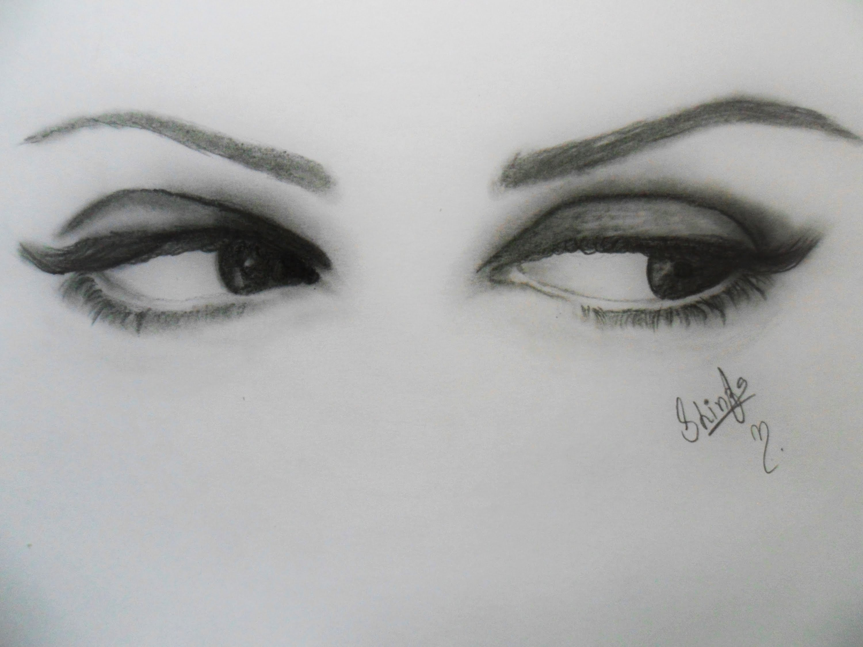 3000x2250 Cool Easy Eye Sketches Easy Sketches For Beginners Realistic Eyes - Cool Eye Drawings