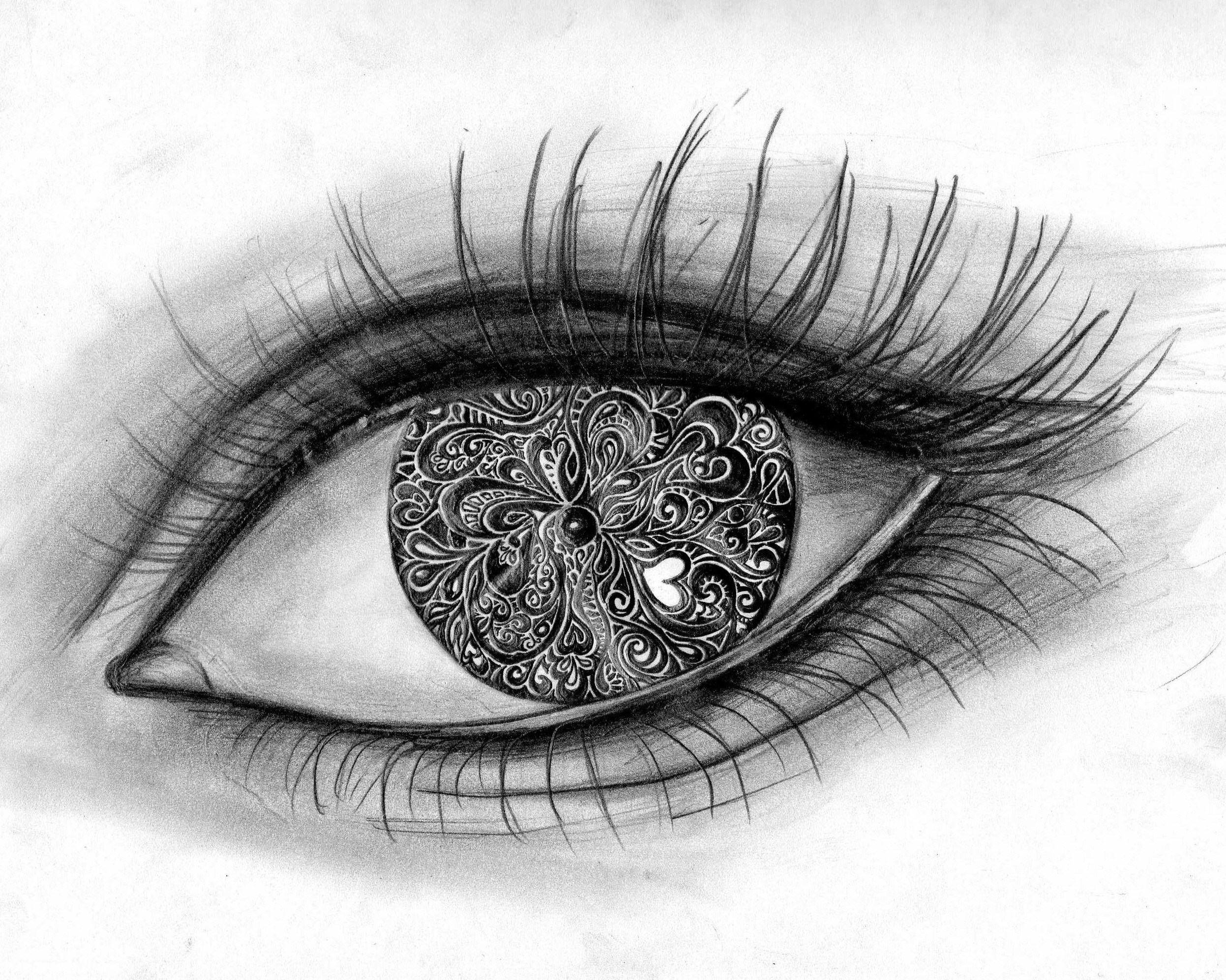 Cool Eye Drawings at PaintingValley.com | Explore collection of Cool ...