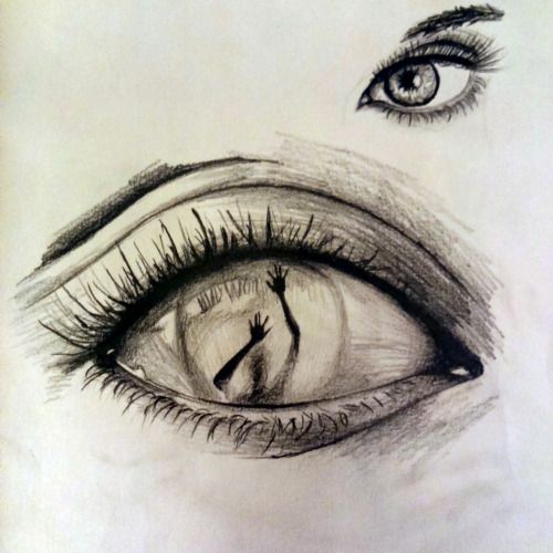 500x500 Drawing Ideas Tumblr - Cool Eye Drawings