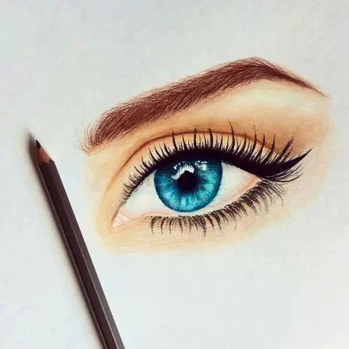 499x499 How To Draw A Mermaid Eye, Step - Cool Eye Drawings