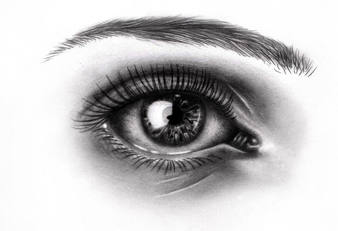 1080x739 Art One - Cool Eye Drawings