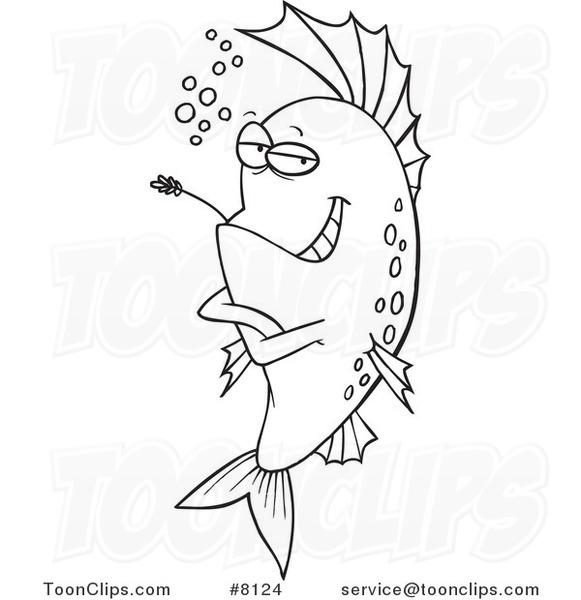 581x600 Cool Fish Drawings - Cool Fish Drawings