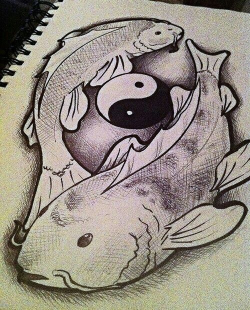 500x620 Cool Fish Drawing World Of Art - Cool Fish Drawings