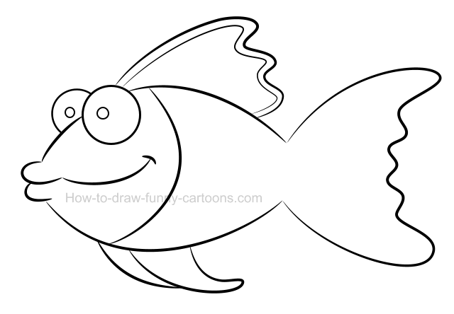 640x444 How To Create Fish Drawings - Cool Fish Drawings