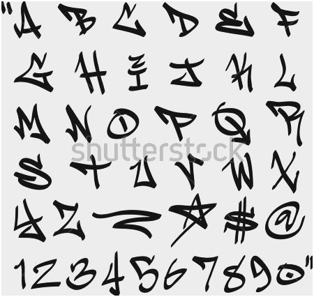 450x426 How To Write In Cool Fonts On Paper Good Hand Drawn Alphabet Set - Cool Fonts Drawing