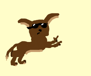 300x250 Cool Fox With Sunglasses Drawing - Cool Fox Drawings