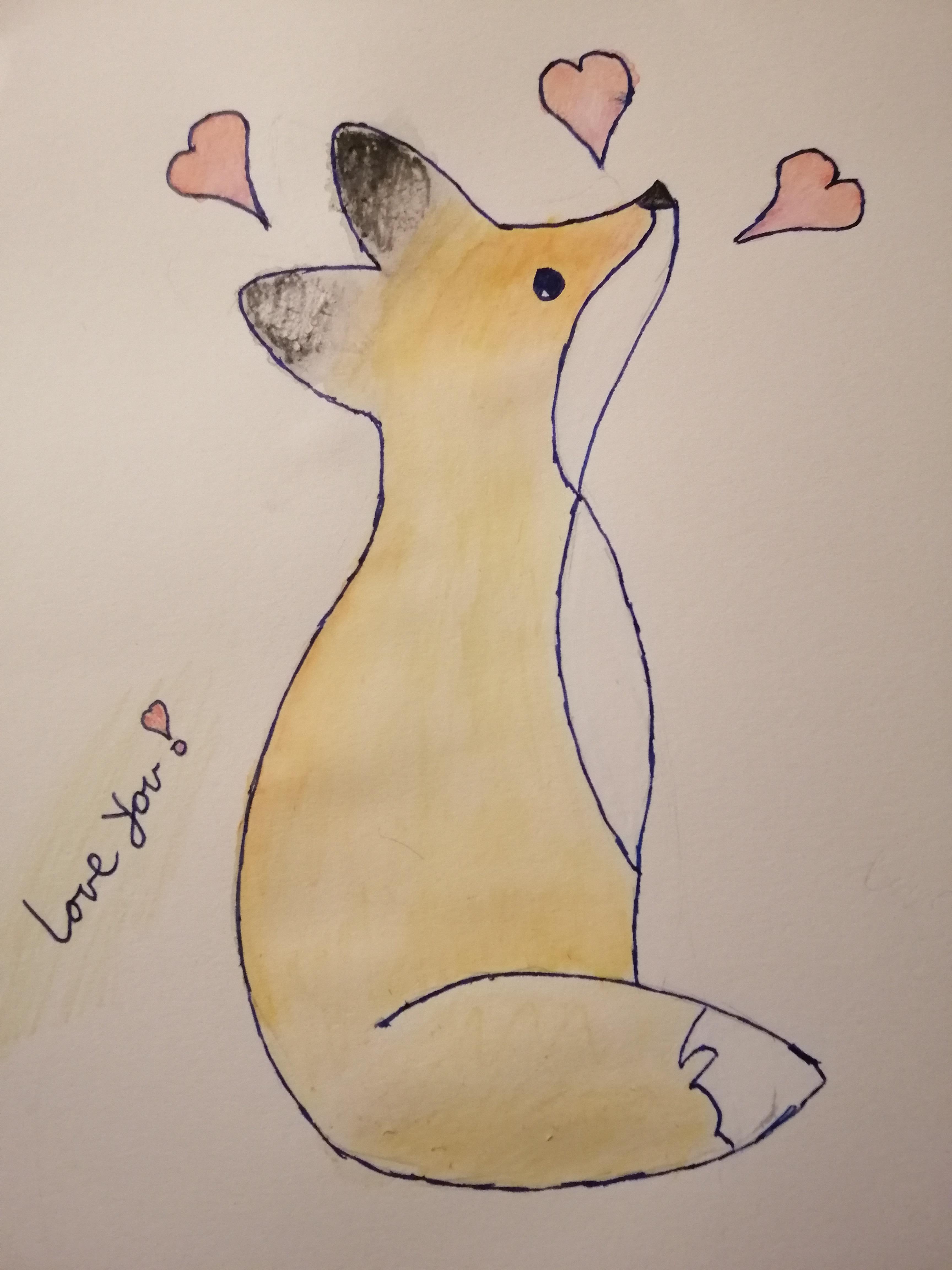 3456x4608 Don't Know If Drawings Are Cool Here, But Here's The Fox I Drew - Cool Fox Drawings