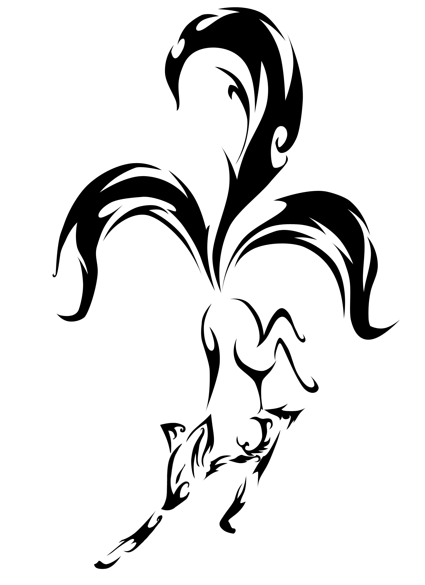 1700x2338 Symbol Drawing Fox For Free Download - Cool Fox Drawings