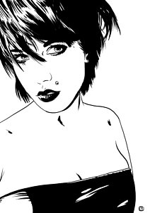 212x300 Cool Girl Drawings Fine Art America - Cool Girl Drawings